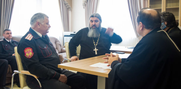 ВСТРЕЧА С КАЗАКАМИ ГЕЛЕНДЖИКСКОГО РАЙОННОГО КАЗАЧЬЕГО ОБЩЕСТВА